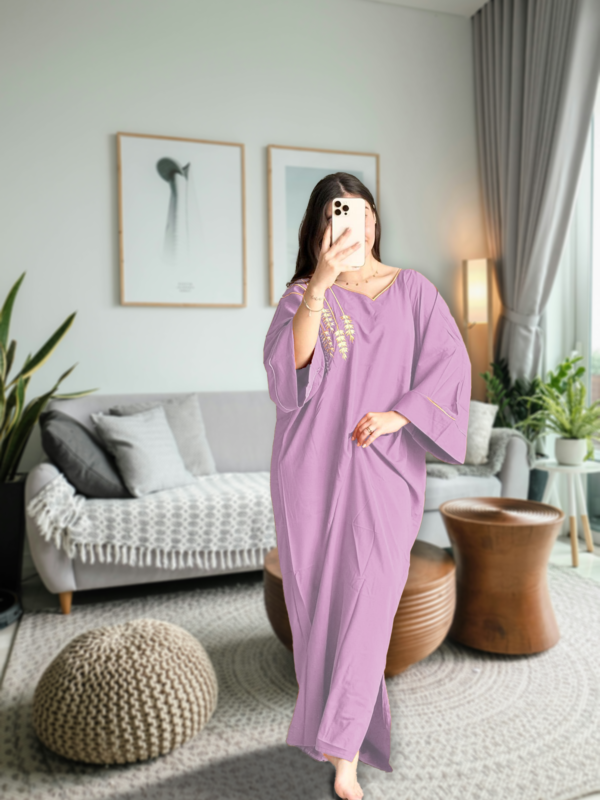 ✨ قندورة مغربية عصرية – أناقة وراحة كل نهار 💃🛌 - Image 5