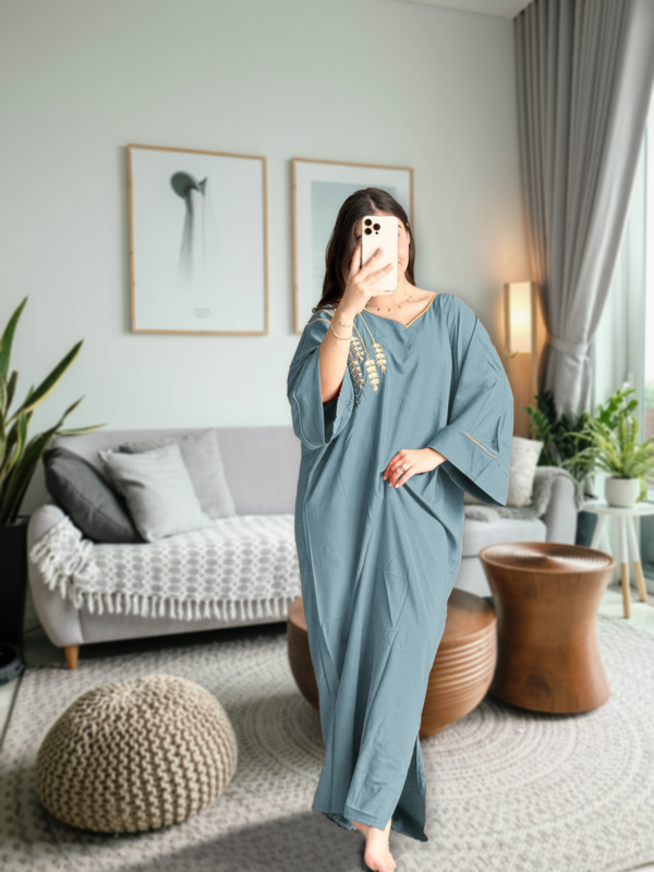✨ قندورة مغربية عصرية – أناقة وراحة كل نهار 💃🛌 - Image 3
