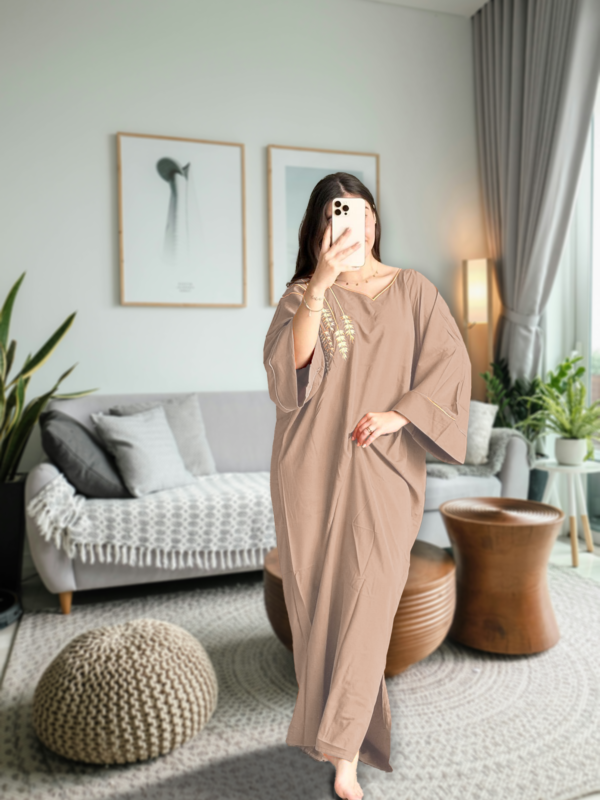 ✨ قندورة مغربية عصرية – أناقة وراحة كل نهار 💃🛌 - Image 2